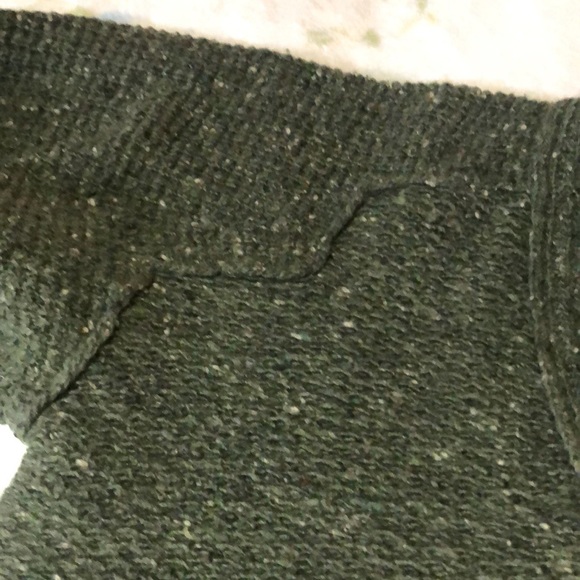 Rag & bone gorgeous knit sweater! Great leather woven buttons. Big puff sleeves! - Picture 5 of 7